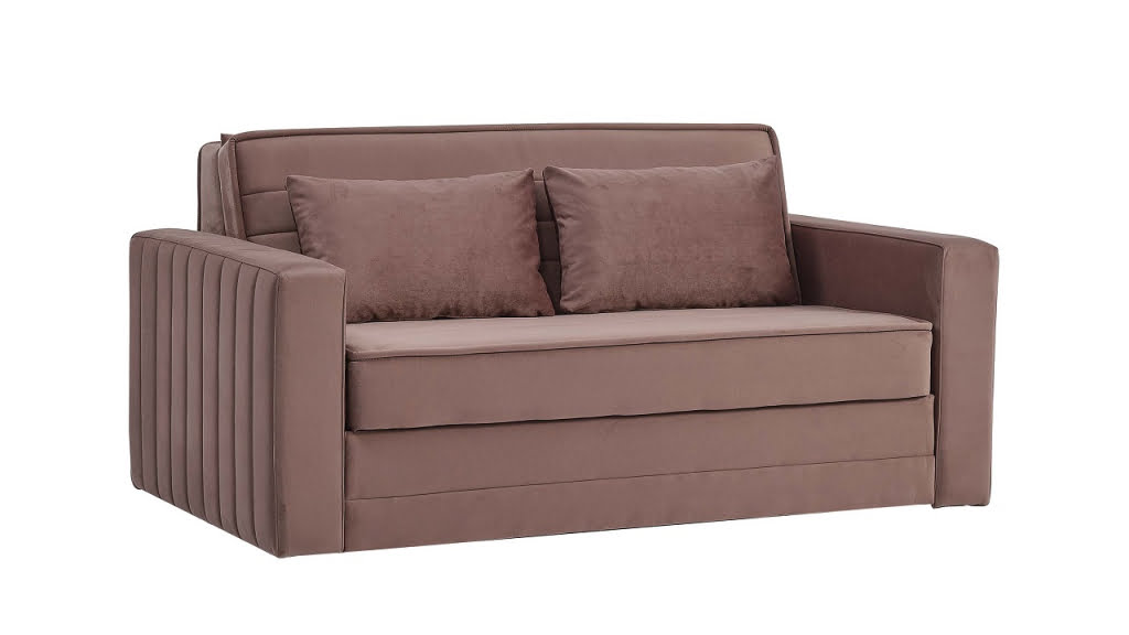 Διθέσιος Καναπές Κρεβάτι Rebeca 68018 Brown