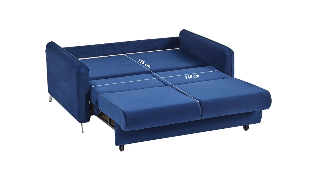 Διθέσιος Καναπές Κρεβάτι Rebeca 82018 N.Blue4